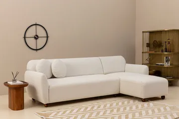 Whitecliffs Divansoffa 3-sits - Vit - Möbler - Soffa - Divansoffa & schäslongsoffa - 3 sits soffa med divan