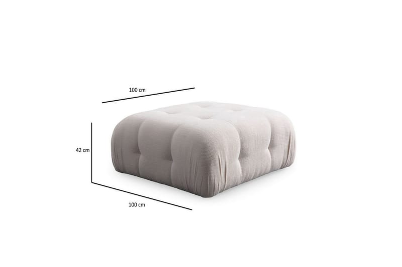 Yvara Soffa med Divan 2-sits - Beige - Möbler - Soffa - Divansoffa & schäslongsoffa - 2 sits soffa med divan