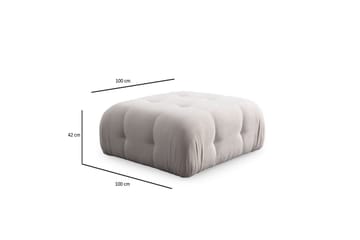 Yvara Soffa med Divan 2-sits - Beige - Möbler - Soffa - Modulsoffa - Komplett modulsoffa