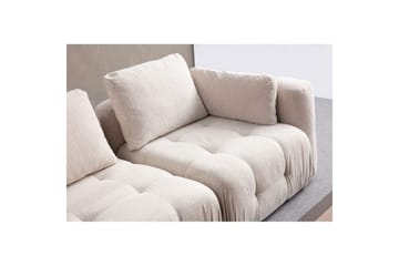 Yvara Soffa med Divan 2-sits - Beige - Möbler - Soffa - Divansoffa & schäslongsoffa - 2 sits soffa med divan