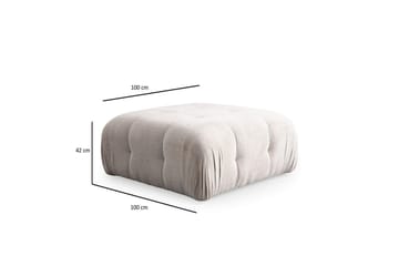 Yvara Soffa med Divan 2-sits - Beige - Möbler - Soffa - Divansoffa & schäslongsoffa - 2 sits soffa med divan