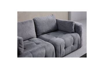 Yvara Soffa med Divan 2-sits - Grå - Möbler - Soffa - Modulsoffa - Komplett modulsoffa