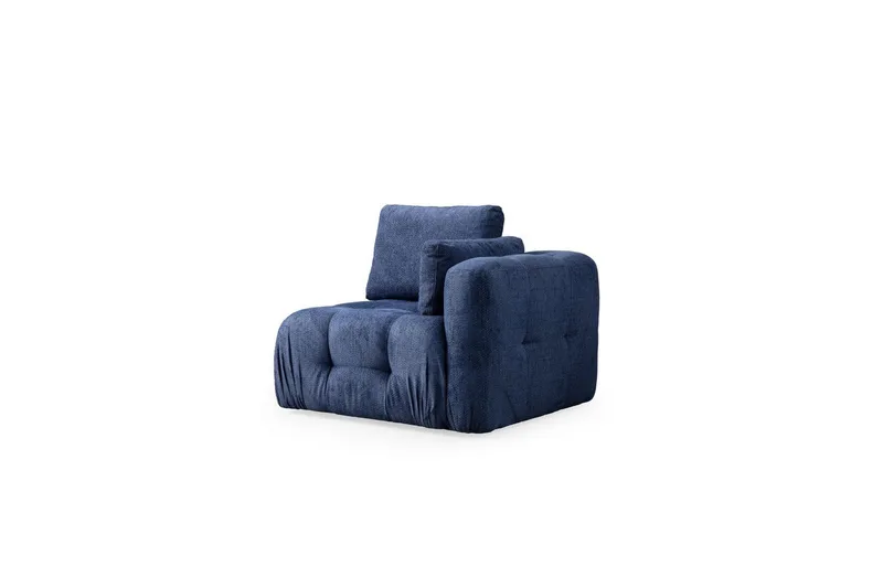 Yvara Soffa med Divan 4-sits - Blå - Möbler - Soffa - Modulsoffa - Komplett modulsoffa