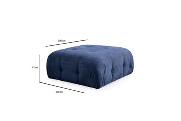 Yvara Soffa med Divan 4-sits - Blå - Möbler - Soffa - Divansoffa & schäslongsoffa - 4 sits soffa med divan