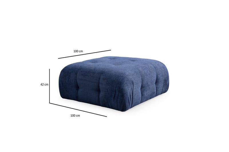 Yvara Soffa med Divan 4-sits - Blå - Möbler - Soffa - Divansoffa & schäslongsoffa - 4 sits soffa med divan