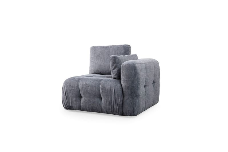 Yvara Soffa med Divan 4-sits - Grå - Möbler - Soffa - Modulsoffa - Komplett modulsoffa