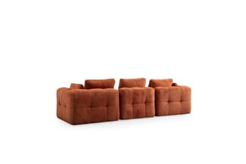 Yvara Soffa med Divan 4-sits - Orange - Möbler - Soffa - Modulsoffa - Komplett modulsoffa