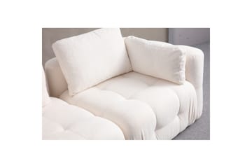 Yvara Soffa med Divan 4-sits - Vit - Möbler - Soffa - Modulsoffa - Komplett modulsoffa