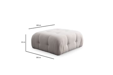 Yvara Soffa med Divan 4-sits - Vit - Möbler - Soffa - Divansoffa & schäslongsoffa - 4 sits soffa med divan