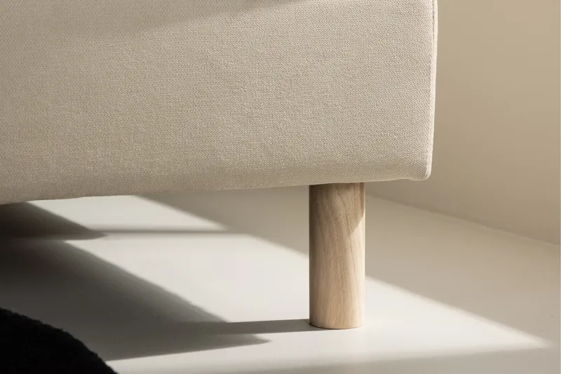 Zero Soffa m. Divan 3-sits - Beige - Möbler - Soffa - Divansoffa & schäslongsoffa - 3 sits soffa med divan