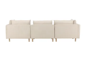 Zero Soffa m. Divan 3-sits - Beige - Möbler - Soffa - Divansoffa & schäslongsoffa - 3 sits soffa med divan