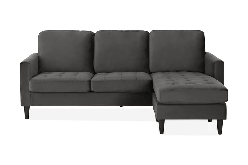 Divansoffa Strummer Grå - 3 sits soffa med divan - Divansoffa & schäslongsoffa
