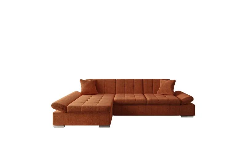 Djerra Soffa med Divan 3-sits, Orange