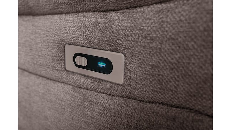 Drevia Reclinersoffa 3-sits Elektrisk - Mullvadsfärgat - Möbler - Soffa - Biosoffa & reclinersoffa