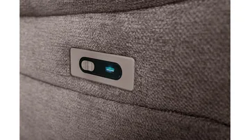 Drevia Reclinersoffa 3-sits Elektrisk - Mullvadsfärgat - Möbler - Soffa - Biosoffa & reclinersoffa