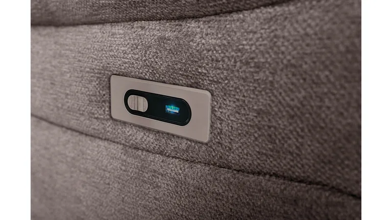 Drevia Reclinersoffa 3-sits Elektrisk - Mullvadsfärgat - Möbler - Soffa - Biosoffa & reclinersoffa