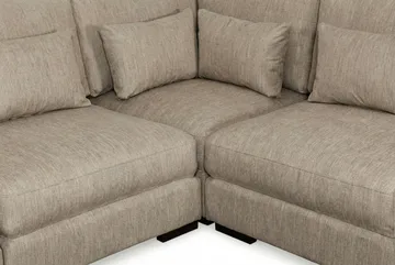 Dubai Hörnsoffa Extra Djup i Chenille - Brun - Möbler - Soffa - Hörnsoffa