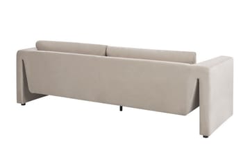 Durran Soffa 3-sits - Taupe/Svart - Möbler - Soffa - Sammetssoffa