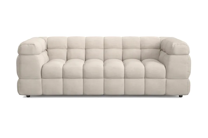 Elise 3-sits Bubblig Soffa, Beige