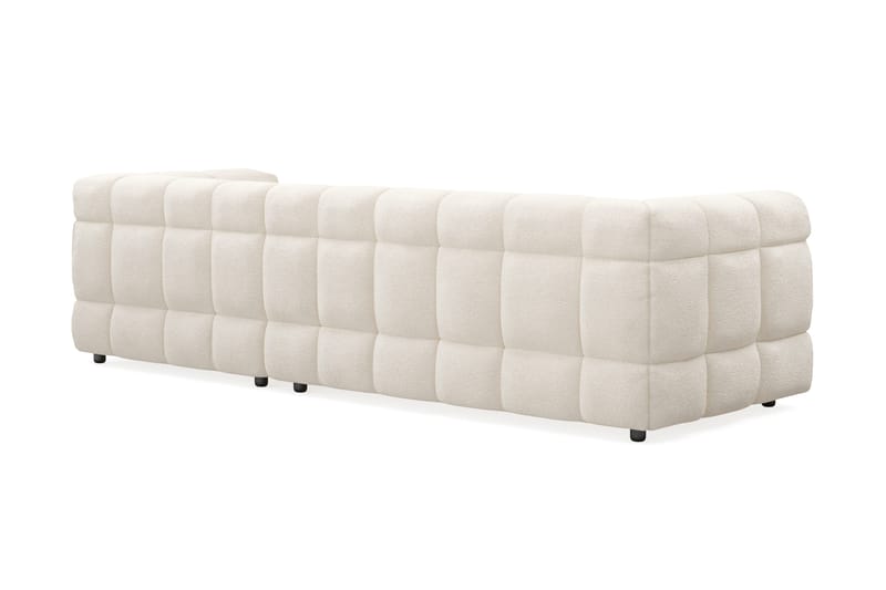 Elise 4-sits Bubblig Soffa med Divan Höger - Beige - Möbler - Soffa - Divansoffa & schäslongsoffa - 4 sits soffa med divan