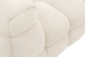 Elise 4-sits Bubblig Soffa med Divan Höger - Beige - Möbler - Soffa - Divansoffa & schäslongsoffa - 4 sits soffa med divan
