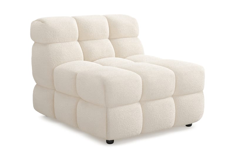 Elise Bubblig Soffgrupp 3-sits Divansoffa Höger + Fåtölj - Beige - Möbler - Soffa - Soffgrupp
