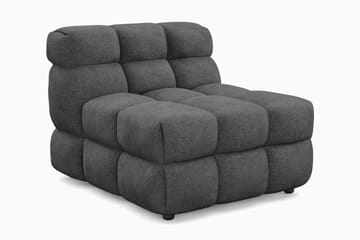 Elise Bubblig Soffgrupp 3-sits Divansoffa Vänster + Fåtölj - Mörkgrå - Möbler - Soffa - Soffgrupp