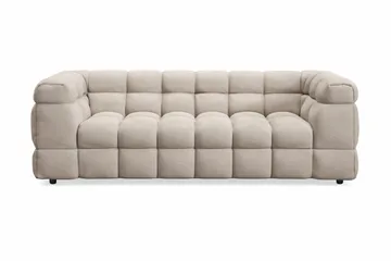 Elise Bubblig Soffgrupp 3-sits Soffa + Fåtölj - Beige - Möbler - Soffa - Soffgrupp