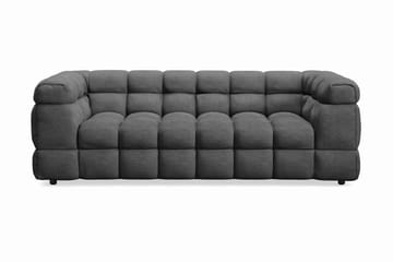 Elise Bubblig Soffgrupp 3-sits Soffa + Fåtölj - Mörkgrå - Möbler - Soffa - Soffgrupp