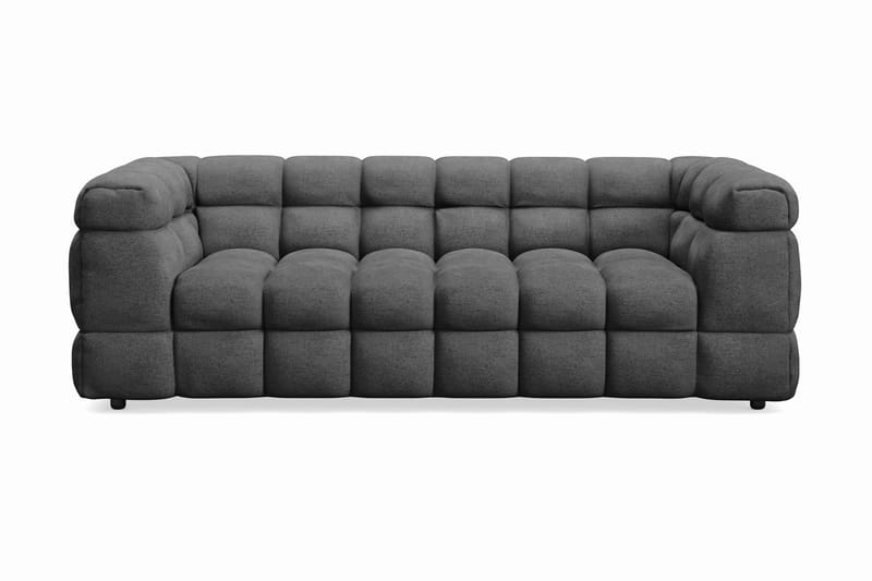 Elise Bubblig Soffgrupp 3-sits Soffa + Fåtölj - Mörkgrå - Möbler - Soffa - Soffgrupp