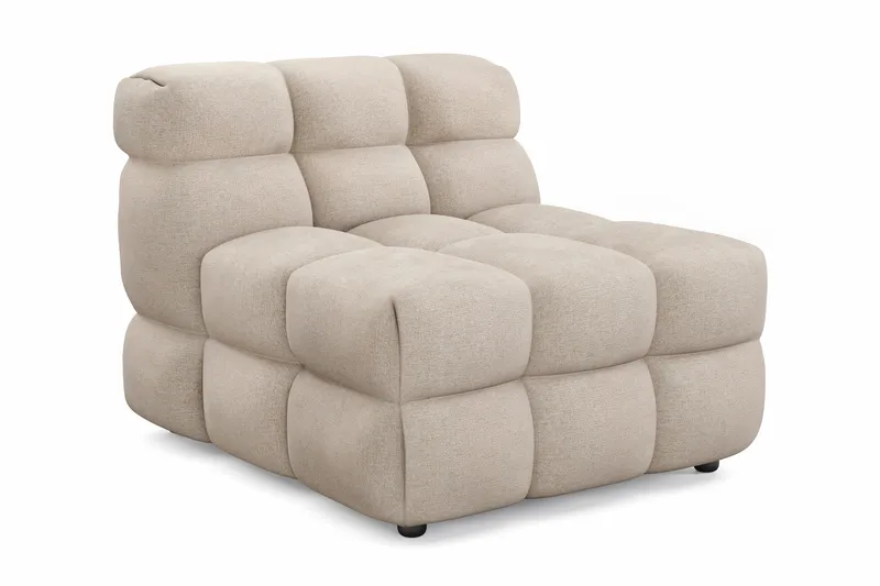 Elise Bubblig Soffgrupp 3-sits Soffa + Fåtölj - Beige - Möbler - Soffa - Soffgrupp