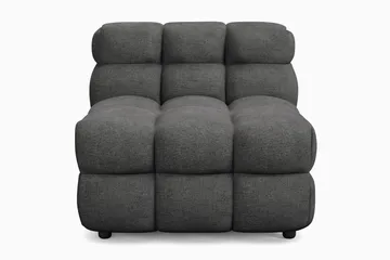 Elise Bubblig Soffgrupp 3-sits Soffa + Fåtölj - Mörkgrå - Möbler - Soffa - Soffgrupp