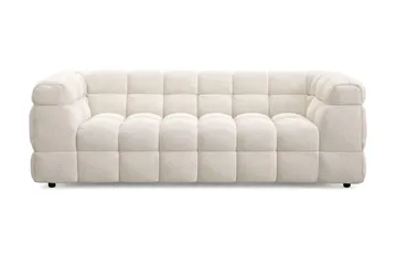 Elise Bubblig Soffgrupp 3-sits Soffa + Fåtölj - Vit - Möbler - Soffa - Soffgrupp