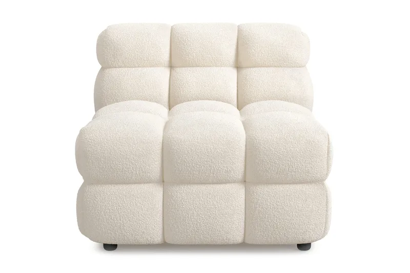 Elise Bubblig Soffgrupp 4-sits Divansoffa Vänster + Fåtölj - Beige - Möbler - Soffa - Soffgrupp