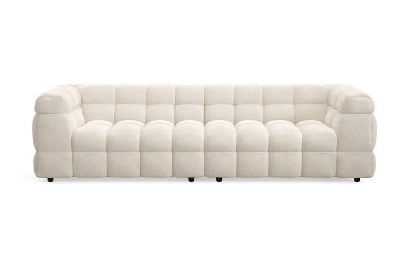 Elise Bubblig Soffgrupp 4-sits Soffa + Fåtölj - Beige - Möbler - Soffa - Soffgrupp