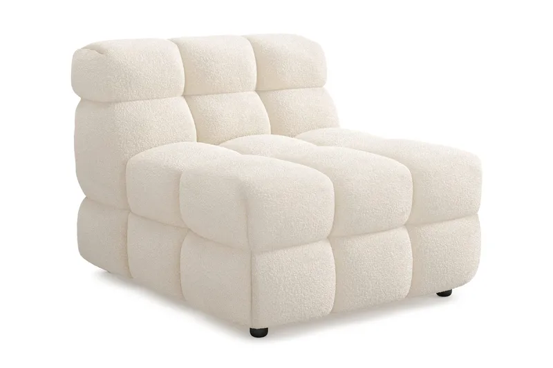 Elise Bubblig Soffgrupp 4-sits Soffa + Fåtölj - Beige - Möbler - Soffa - Soffgrupp