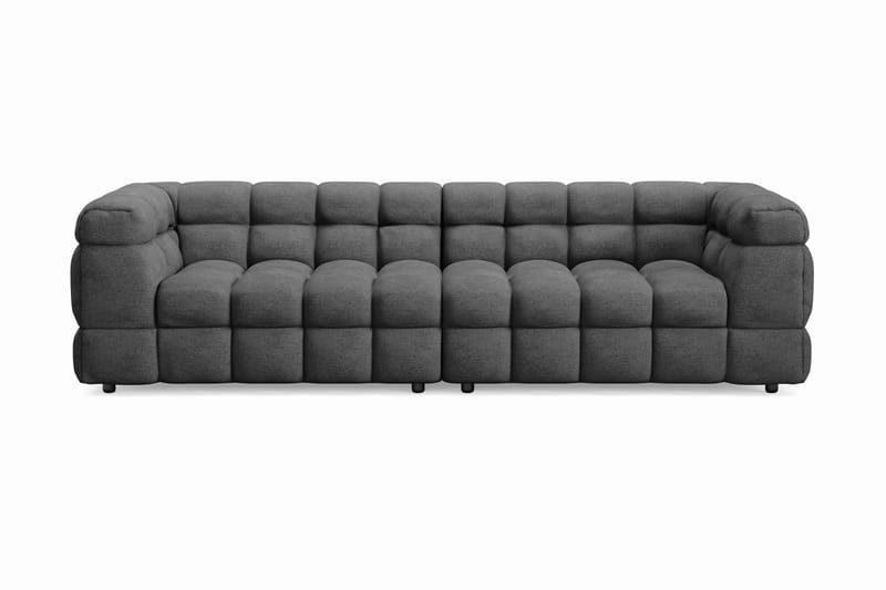 Elise Bubblig Soffgrupp 4-sits Soffa + Fåtölj - Mörkgrå - Möbler - Soffa - Soffgrupp