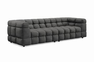 Elise Bubblig Soffgrupp 4-sits Soffa + Fåtölj - Mörkgrå - Möbler - Soffa - Soffgrupp