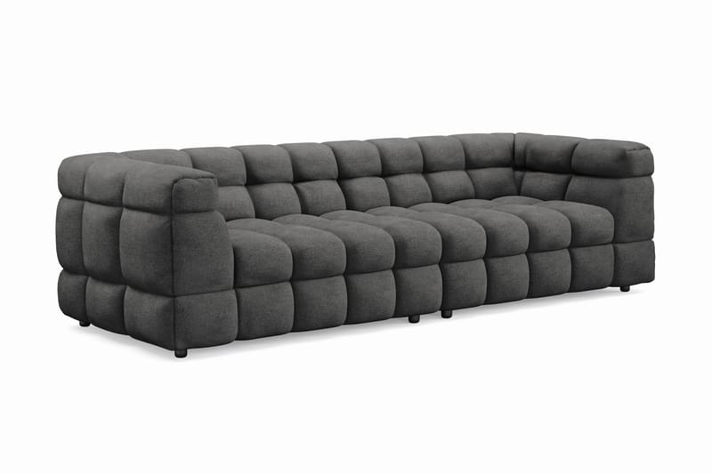 Elise Bubblig Soffgrupp 4-sits Soffa + Fåtölj - Mörkgrå - Möbler - Soffa - Soffgrupp
