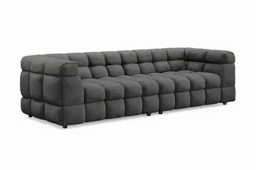 Elise Bubblig Soffgrupp 4-sits Soffa + Fåtölj - Mörkgrå - Möbler - Soffa - Soffgrupp
