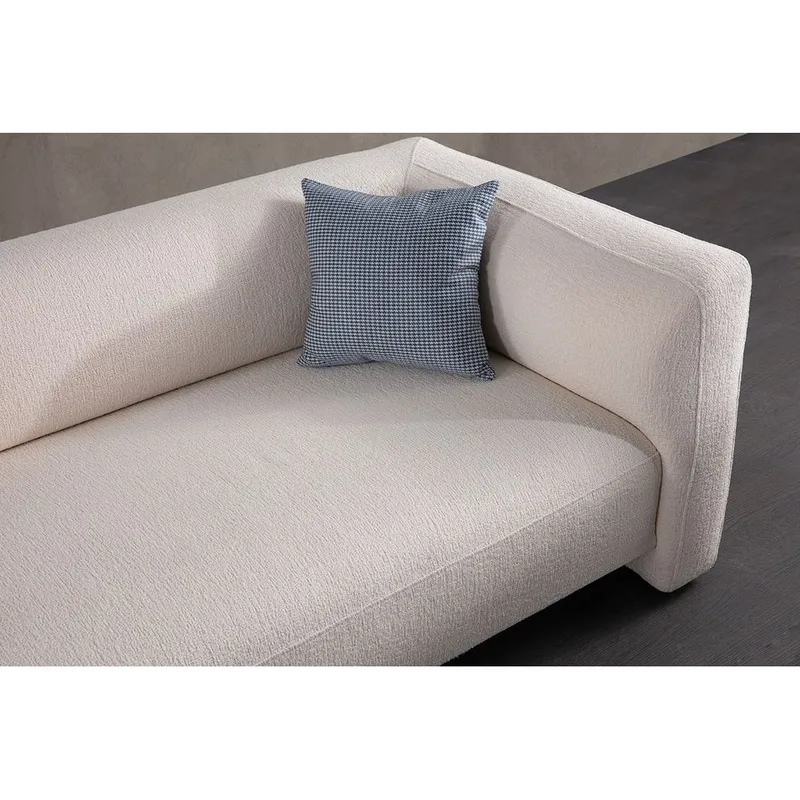 Elvaris 3-sits Soffa - Vit - Möbler - Soffa - 3 sits soffa