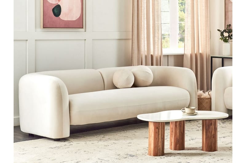 Fabion Soffa 3-sits - Cream - Möbler - Soffa - 3 sits soffa