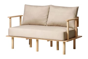 Fadey Soffa 2-sits - Beige/Ljust trä - Möbler - Soffa - 2 sits soffa