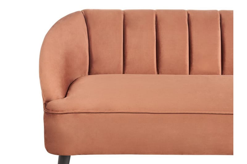 Farrin Soffa 3-sits - Brun/Svart/Guld - Möbler - Soffa - Sammetssoffa