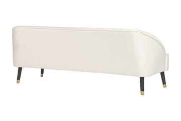 Farrin Soffa 3-sits - Vit/Svart/Guld - Möbler - Soffa - Sammetssoffa
