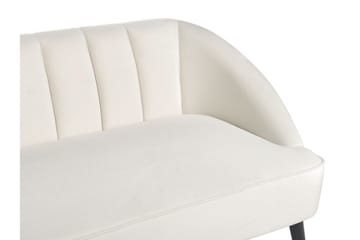 Farrin Soffa 3-sits - Vit/Svart/Guld - Möbler - Soffa - Sammetssoffa