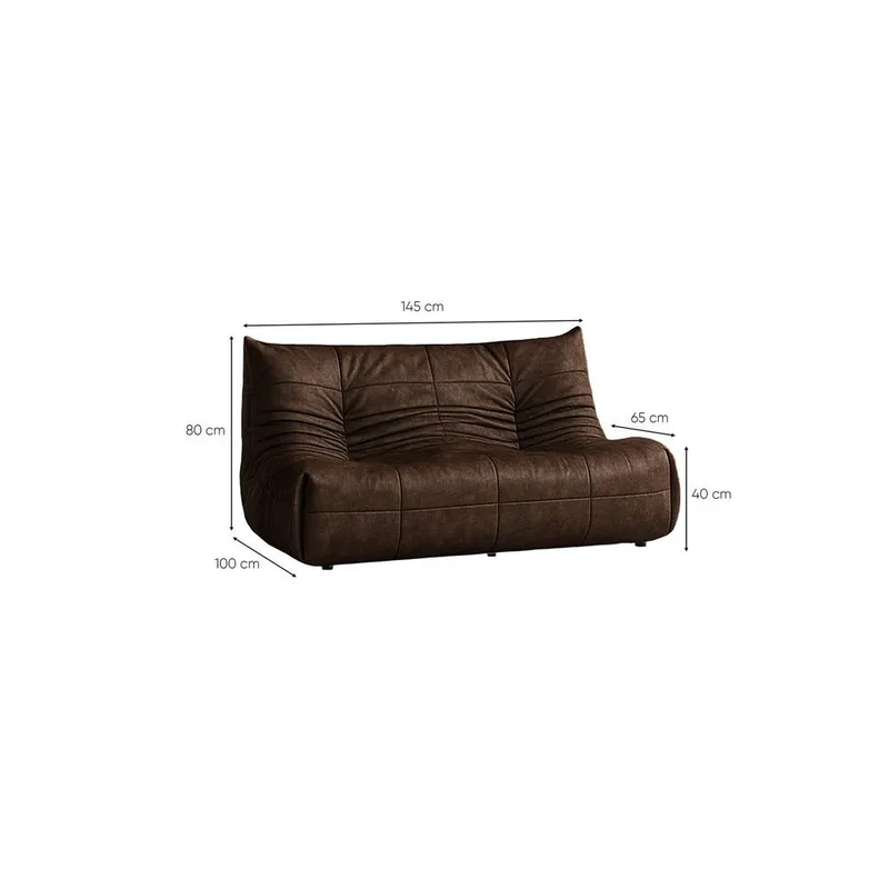 Feylorin 2-sits Soffa - Chokladbrun - Möbler - Soffa - 2 sits soffa