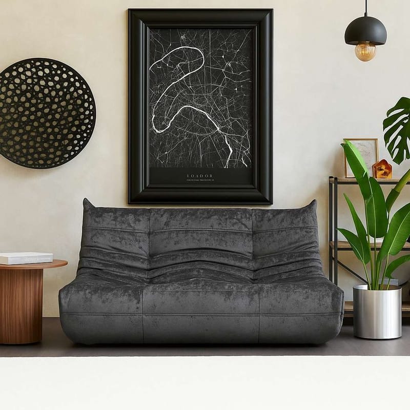 Feylorin 2-sits Soffa - Grafitgrå - Möbler - Soffa - 2 sits soffa