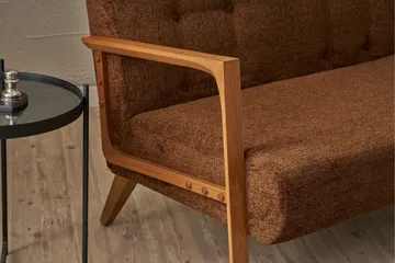 Finegard 2-sits Soffa - Brun - Möbler - Soffa - 2 sits soffa