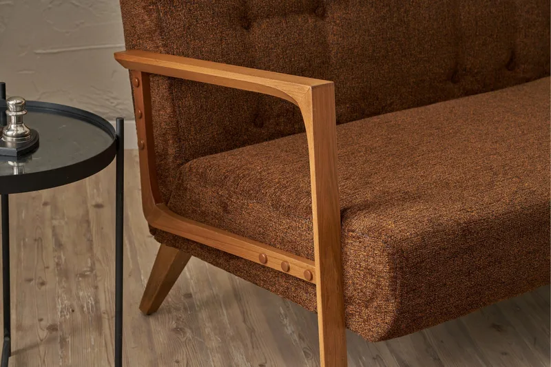 Finegard 2-sits Soffa - Brun - Möbler - Soffa - 2 sits soffa